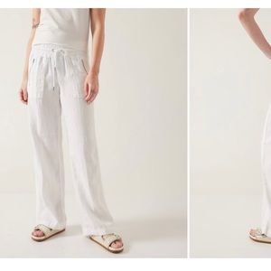 COPY - Athleta Cabo Linen Wide leg pant sz 4 nwt